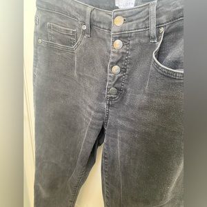 Faded blackish/gray LOFT jeans - curvy skinny fit